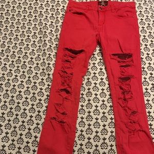 Red Royal Bones Jeans